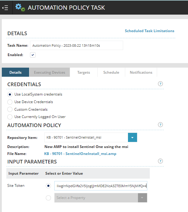 EDR - SentinelOne Windows Installation – Ticket System & Knowledgebase ...