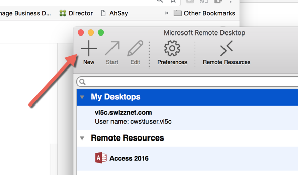 mac os x remote desktop client